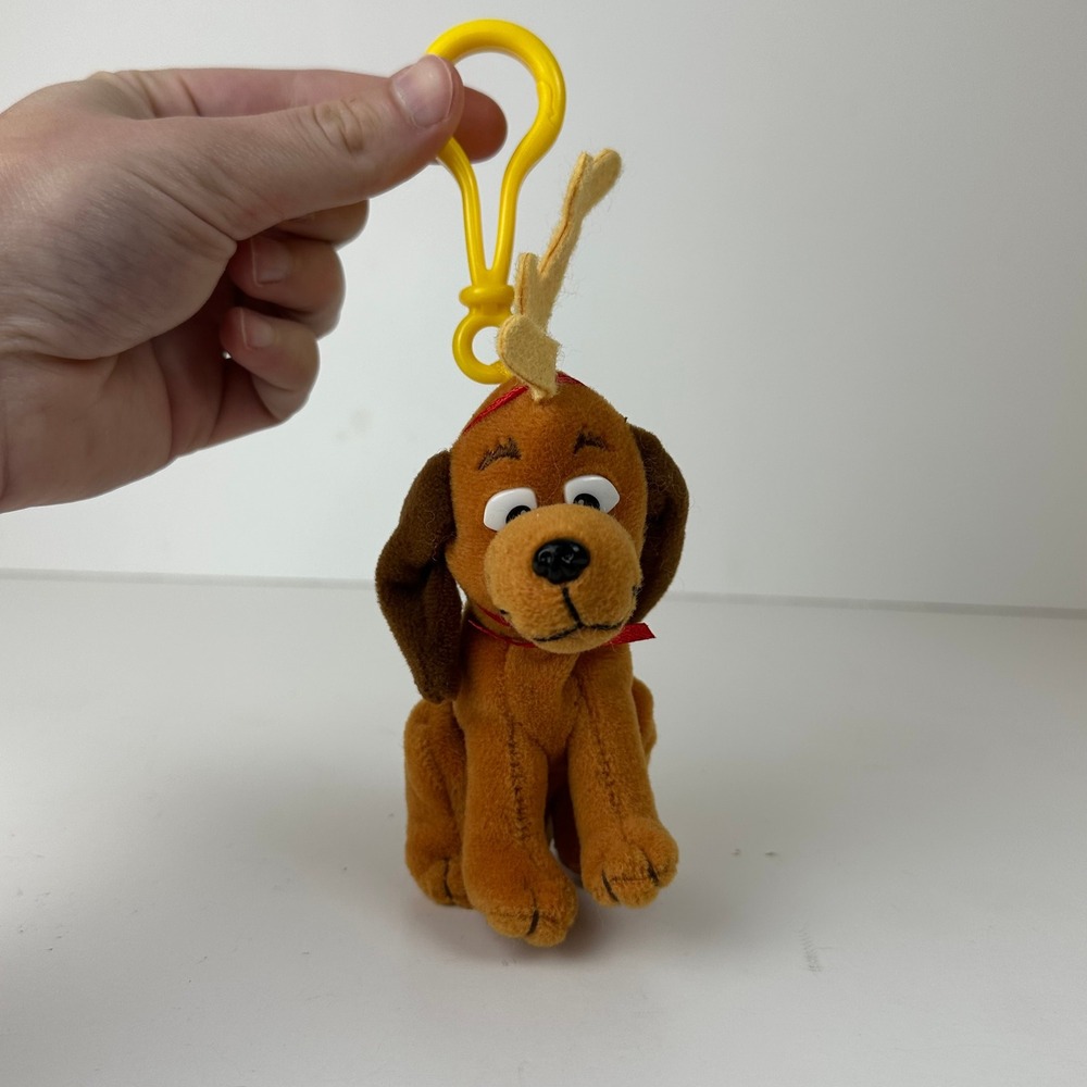 Dr Seuss Max the Dog Grinch Reindeer Keychain Hershey 2000 Vintage Bag Charm